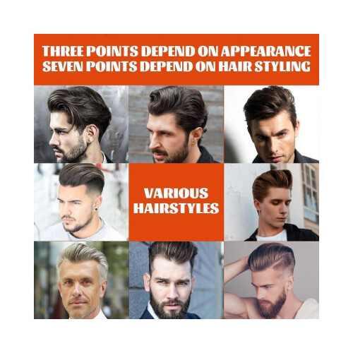 Haargel met kam voor mannen, stylingwaxoplossing 100 ml 1