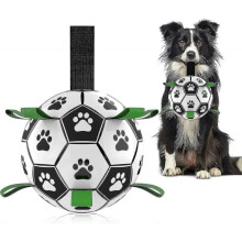 Hundespielzeug, interaktive Hunde-Fußballspielzeuge mit Greiflaschen, robuste Hundebälle für kleine