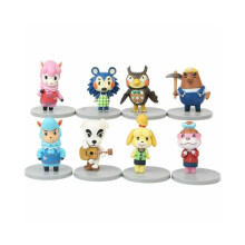 (8 stuks/set) 8 stuks/set Animal Crossing figuurtjes speelgoed taarttopper