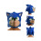 Sonic Hedgehog-masker, Halloween-cosplay- en feestaccessoire. 3
