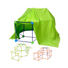 Baue dein eigenes Zelt-Set: Spielzelt zum Selberbauen für Kinder
