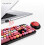 (green mix) Wireless Keyboard & Mouse Set, Bluetooth Keyboard 3