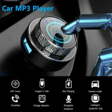 Auto FM-zender Bluetooth 5.0 MP3-speler Radio 2USB-opladeradapter