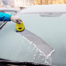 Elektrische ijskrabber voor auto's, verwarmd, sneeuwruimen, USB-oplaadbaar, ijskrabber voor autoruiten