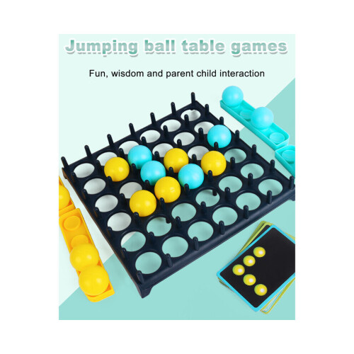 Springbaltafelspellen 1 set, stuiterbalspel, activeerbalspel 2