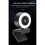 KKCDBH Webcam HD 1080P met microfoon, ringlamp, USB Pro computerwebcam, videocamera voor Mac 3