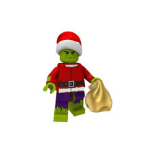 Kerstminifiguur van de Hulk