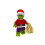Kerstminifiguur van de Hulk 1