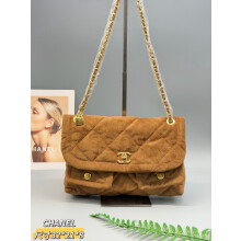 Chanel Quilted Flap Tote Gold CC