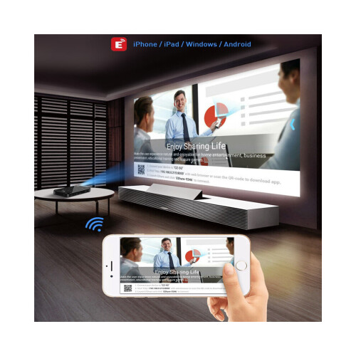 P09 2G+32G Ingebouwde Android 9.0 WIFI2.4G/5G 4000mAh MINI Projector 1