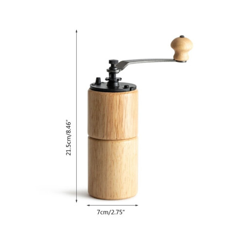 Handmatige koffiemolen van hout 1