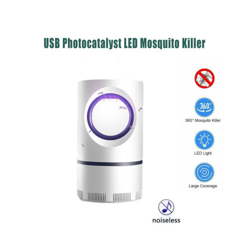 Portable Mosquito Killer Lamp USB Powered Bug Zapper Trap UV Light 1