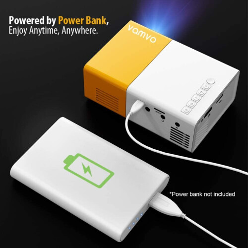Mini Projector Pro, draagbare videoprojector 1080p Full HD 2