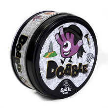 (musta hattu) Dobble-korttipeli | Perhekorttipelin joululahja