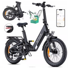 ENGWE L20 3.0 Boost 20" Folding Electric Bike 250W 48V 13.5AH Commuting City E-bike 135KM Long range