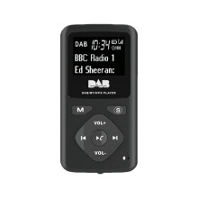 (Zwart) Radio-ontvanger DAB-radio DAB/DAB digitale radio Bluetooth 4.0 persoonlijke zak-FM mini draagbare