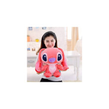 (Engel, 20 cm) Kawaii Stitch Plüschtier mit langen Ohren, süße Disney-Puppe, weiches Kissen für Baby