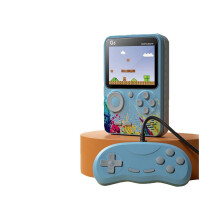 (Blauw Dubbel) Retro 500-in-1 Mini Arcade Gameconsole Super Mario Contra