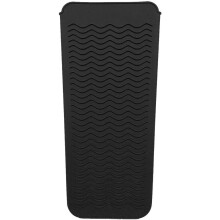 Heat Resistant Silicone Mat Pouch for Hair Straightener, Flat Iron, Curling Iron, Hot Hair Tools, Multifunctional Silicone Curling Iron Heat Shield