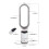 Ultra-Quiet Negative Ion Air Bladeless Tower Fan Silver 3
