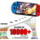 X12 Plus 7 inch draagbare gameconsole met dubbele joystick 4