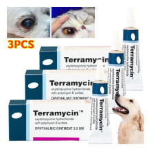 3X lemmikkien silmien terveysvoide koirille, kissoille, naudoille, lampaille, hevosille, linnuille ja
