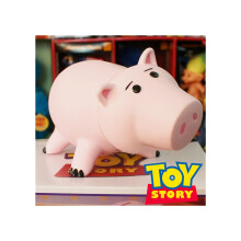 18 cm Toy Story Hamm spaarpot - Roze PVC spaarpot voor kinderen, schattige antislip spaarpot