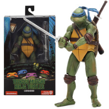 (Leonardo) NECA Teenage Mutant Ninja Turtles actiefiguur uit de film van 1990 (TMNT) cadeau