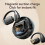 Auricolare Bluetooth M76 con display digitale e traduzione intelligente tramite IA (nero) 3