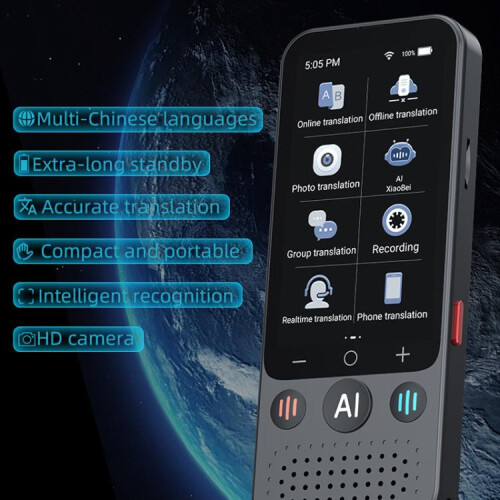 Z15W Συσκευή Μεταφραστή AI με Οθόνη 3,1 ιντσών, Πολυγλωσσική Συσκευή Μεταφραστ 2