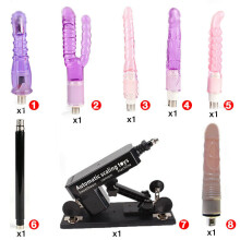 (1x Machine + 7 accessoires) Dames unisex seksspeeltjes, machine, automatisch pomppistool, schaalbare