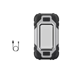 LED-taskulamppu USB sisäänrakennetulla akulla monitoiminen taittuva COB-työvalo vedenpitävä kalastusretkeilyyn