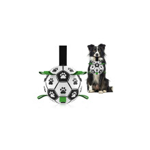 HETOO Hundespielzeug, interaktive Hunde-Fußballspielzeuge mit Greiflaschen, robuste Hundebälle für k