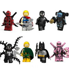 Marvel Avengers LEGO-compatibele minifigurenset van 8 stuks – Verzamelbare superheldenminifiguren