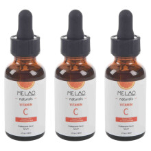MELAO 3X Natuurlijk Vitamine C Serum voor het Gezicht, Biologisch Anti-Aging Topisch Gezichtsserum,