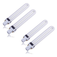 Nieuwe professionele elektronische nageldroger UV-lamp (4 stuks, 365 nm, 9 W) vervangingslamp voor nagelkunst.