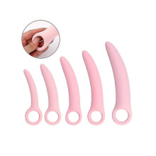 Inspire Silikon-Dilatator-Set (5-teilig) für mehr vaginale Stärke und Komfort, ergonomisches, geboge