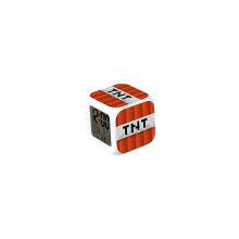 Minecraft-Wecker mit LED-Nachtlicht und Farbwechsel (TNT)