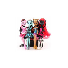 4PCS Kids Body Girls Monster Doll Elf Move Nivellelut