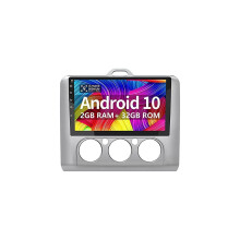 awesafe Android 10.0 [2GB + 32GB] 9 inch autoradio met touchscreen voor Ford Focus MK2 2004-2011,
