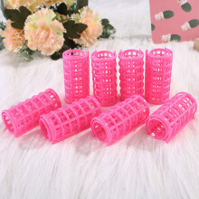 8 stuks haarkrulspelden, eenvoudig te gebruiken, doe-het-zelf plastic haarkrulrollers voor vrouwen