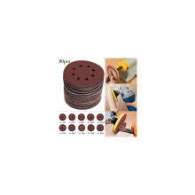 80 stuks 125 mm schuurschijven/pads 40-400 gemengd excentrische schuurmachine met klittenbandsluiting