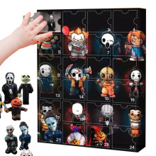 (A) Halloween poppen adventskalender met 24 cadeautjes en aftelling