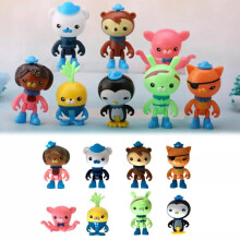 8x Octonauts actiefiguren, poppen, Barnacles, Peso, Kwazii Crew, kindercadeau, speelgoed
