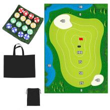 Golfspelset met klittenband, chipping game, golftrainingshulpmiddelen voor binnen en buiten, voor volwassenen,