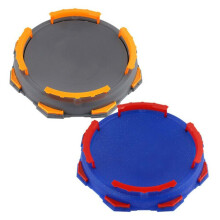 (Harmaa) Burst Gyro Arena -levy Jännittävä kaksintaistelu Pyörivä kärki Beyblades Launcher Stadium
