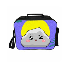 (16) Lankybox Lunchtas voor kinderen met cartoonprint, geïsoleerd voor buiten