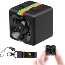 Mini spionagecamera: verborgen geheime camera's 1080p SQ11 spionagecamera met infrarood nachtzicht en