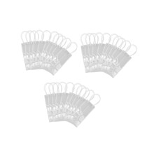 30 viininjäähdytinkassin pakkaus, kylmälaukku, läpinäkyvä PVC, kannettava viinipullon kylmälaukku, samppanjajäähdytinkassi