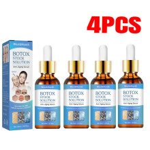 4 x 30 ml Botulinum Rimpelverwijderaar Instant Anti-veroudering Gezichtsserum